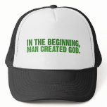 In The Beginning, Man Created God Mesh Hats