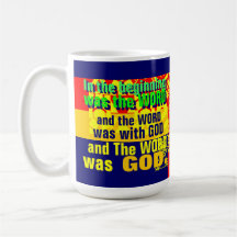 "In The Beginning Was The Word" Mugs
