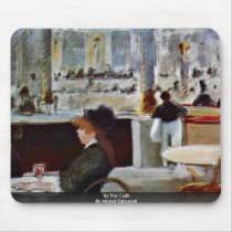 In The Café By Manet Edouard Mousepad