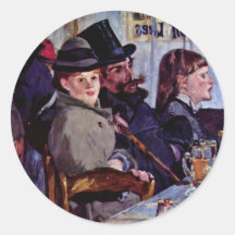 In The Café: Cabaret By Reichshoffen Sticker