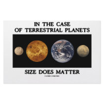 In The Case Terrestrial Planets Size Does Matter