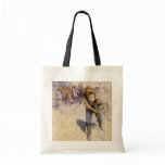 In the Corral by NC Wyeth Canvas Bag