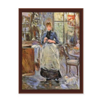 In The Dining Room By Morisot Berthe Post Card