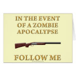 In the Event of a Zombie Apocalypse Card