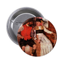 In The Farmhouse Parlour By Leibl Wilhelm Pinback Button