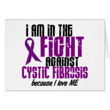 In The Fight Against Cystic Fibrosis For ME Greeting Card