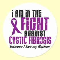 In The Fight Against Cystic Fibrosis NEPHEW stickers