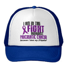 In The Fight Against Pancreatic Cancer STEPDAD Trucker Hats