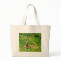In the Garden At Maurecourt Berthe Morisot Tote Bags