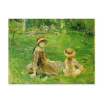 In the Garden At Maurecourt Berthe Morisot Post Cards