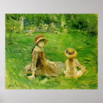 In the Garden At Maurecourt Berthe Morisot Posters