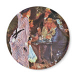 In The Garden (In The Bower Of Moulin De La Galett Refrigerator Magnets