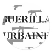 In The Ghetto Round Stickers