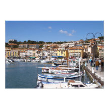 In the harbour in Cassis village. Fishing and Photo Art