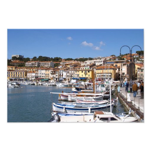 In the harbour in Cassis village. Fishing and Art Photo