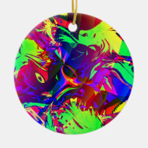 In the Jungle, the Mighty Jungle Christmas Tree Ornament
