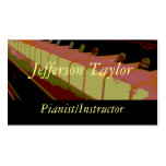 "In the Key Of Berries and Cream" [c] Business Card Templates