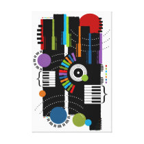 In the Key of Colour Gallery Wrap Canvas
