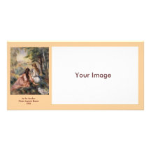 In the Meadow by Pierre-Auguste Renoir Personalized Photo Card