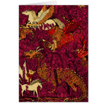 In The Night Forest Greeting Card