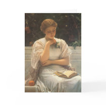 In the Orangery by Charles Edward Perugini Greeting Cards