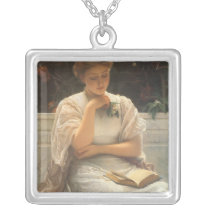 In the Orangery by Charles Edward Perugini Necklace