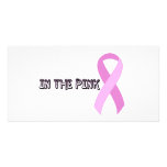 In The Pink Cancer Ribbon Photo Greeting Card