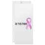 In The Pink Cancer Ribbon Custom Rack Card