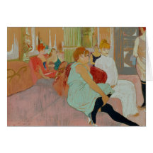 In the Salon at the Rue des Moulins, 1894 Cards