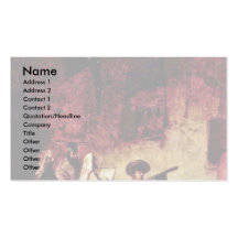 In The Synagogue By Spitzweg Carl Business Card