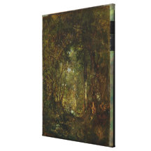 In the Wood at Fontainebleau Gallery Wrapped Canvas