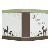 In the woods Baby Book Vinyl Binders