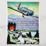 In War As In Peace Full Color Flyer
