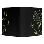 In your face FLORAL Vinyl Binder
