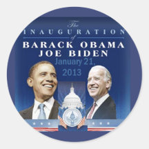 Inaugural 2013 round stickers