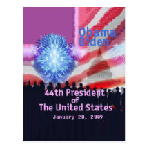 Inaugural 44th Postcard