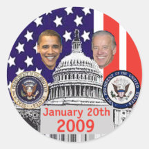 INAUGURAL Jugate Sticker