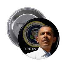 Inauguration Day 1.20.09 - Collector's Item! Pinback Button