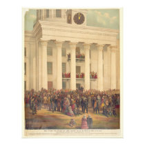 Inauguration of Jefferson Davis American Civil War Photo