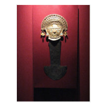 Inca gold ceremonial knife (Tumi),  Lima, Peru Postcards