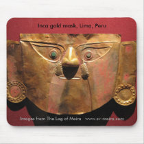 Inca gold mask, Lima, Peru
