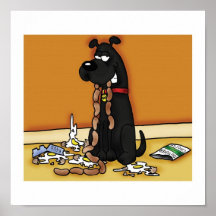 Inca makes Breakfast Print