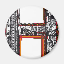 Inca`s font, Letter H Magnet