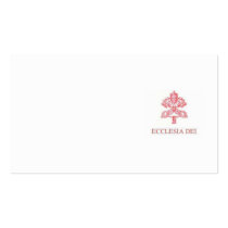 Incardinatio de Ecclesia Dei Business Card