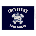 Incipient Punk Rocker Greeting Card