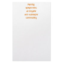 Inclusive Community Stationery