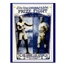 Incomparable Prize Fight Postcard