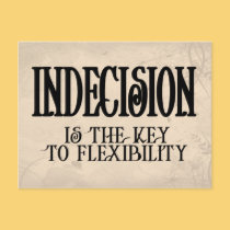 Indecision postcards