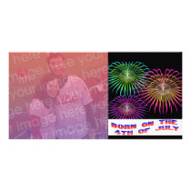 Independance Day Photocard Personalized Photo Card