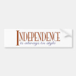 Independence Bumper Stickers